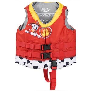 Nickelodeon Paw Patrol Marshall Life Jacket Size: Child 33-50 Ibs. Swim Vest NWT